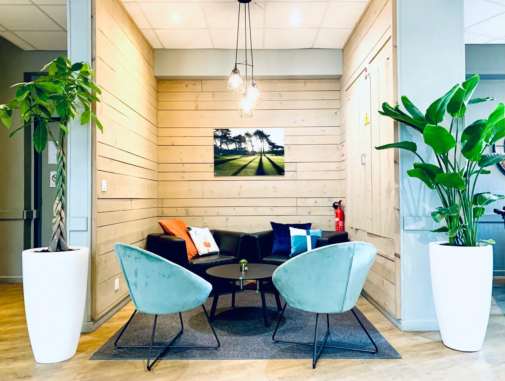 Le hall — coin salon