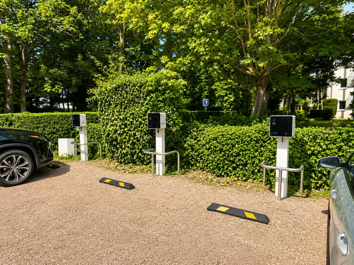 Bornes de recharge — parking