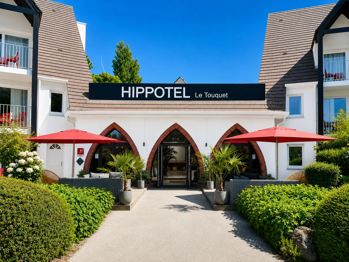 Hippotel — l'entrée